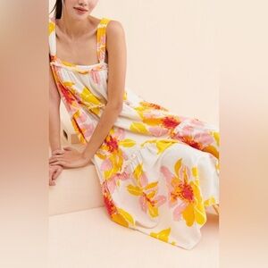 Free People Floral Moonshine midi dress.